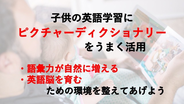 幼児 子供の英単語を増やして英語脳を育てるならピクチャーディクショナリー モンカナと英語の日常